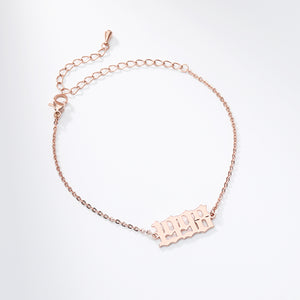 birth year bracelet