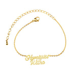 customizable double name bracelet