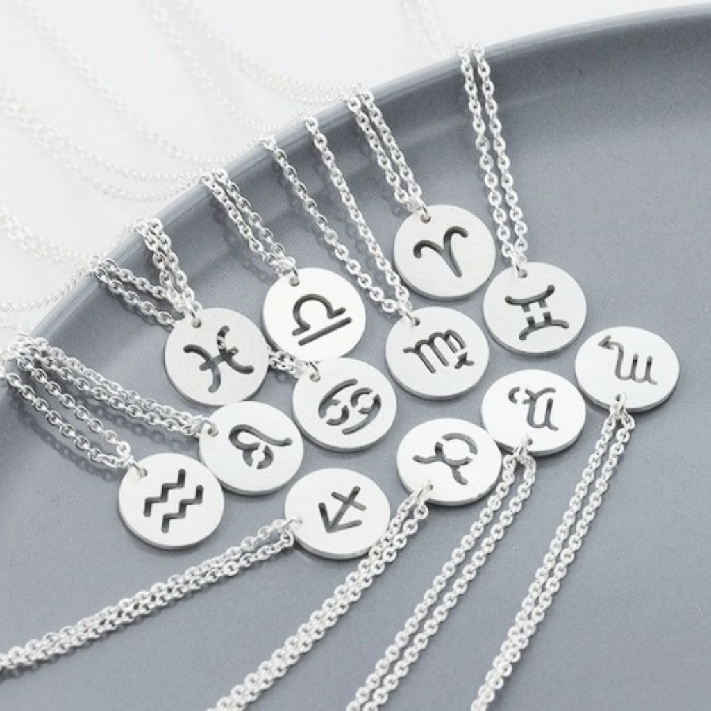 zodiac sign necklace